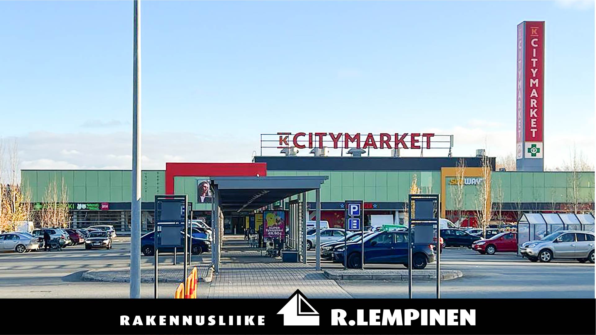 Kuopiossa K-Citymarket Päiväranta ja K-Supermarket Petonen uudistuvat. Pääurakoitsijana Rakennusliike R. Lempinen Oy